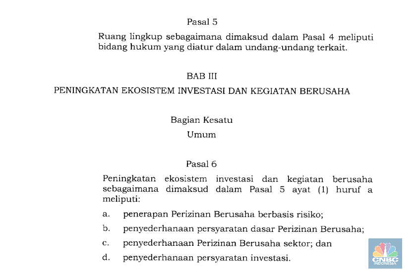  Diteken Jokowi, Kok Ada yang Aneh di Pasal 6 UU Cipta Kerja?