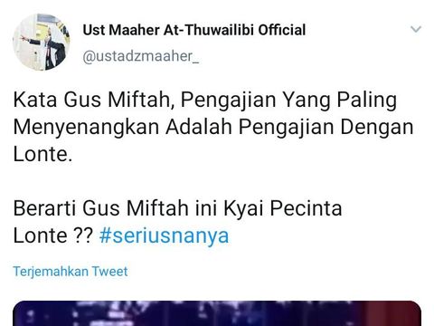 'Pengajian dengan Lonte' Gus Miftah Kembali Viral