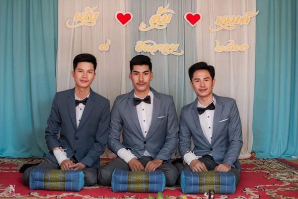 Pernikahan Kontroversi di Dunia, Tiga Pria Saling Menikah dan Direstui Keluarga!