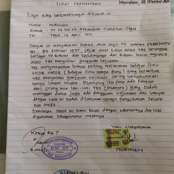 Heboh Aksi Kubur Diri Pemuda Tegal, Pernyataan Ibu Pelaku Justru Membuat Kaget!