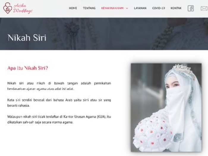 Aisha Weddings Viral Dikecam, Wedding Organizer Promo Pernikahan Usia 12