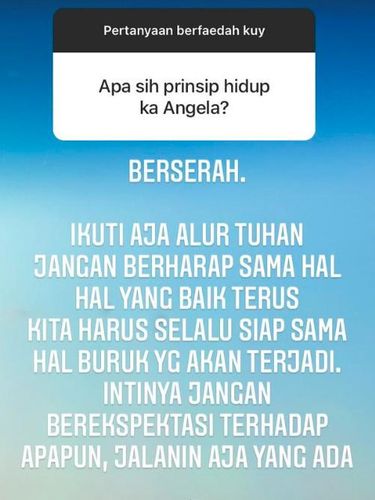 Angela Gilsha Tolak Masuk Islam, Tak Punya Agama tapi Percaya Tuhan