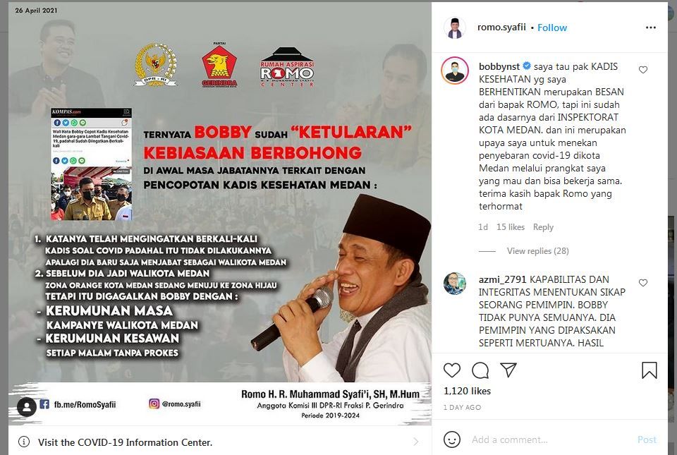Panas! Politikus Gerindra-Bobby Nasution Saling Serang soal Copot Pejabat