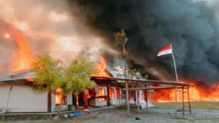 Total 34 Kantor Pemerintah, 126 Ruko-Ratusan Motor Dibakar Massa di Yalimo