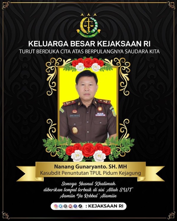Menyusul Hakim Suryaman, Jaksa Penuntut Habib Rizieq Dikabarkan Meninggal Dunia