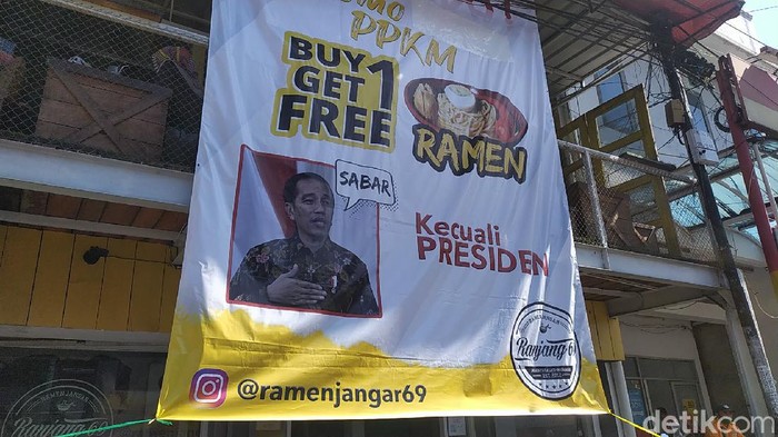Di Warung Ramen Ini Beli Satu Gratis Satu, Kecuali Presiden