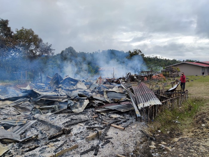Potret 3 Sekolah di Papua Hangus Dibakar KKB dalam 3 Bulan