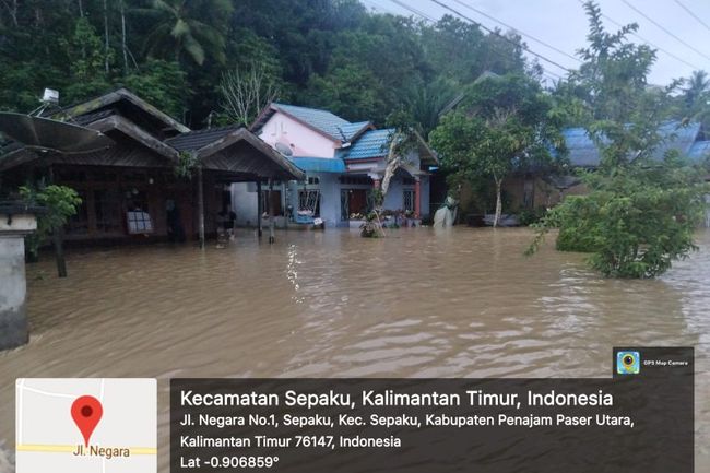 Gimana Ini Pak Jokowi? Ternyata Oh Ternyata Calon Ibu Kota Baru Banjir Juga