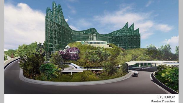 Fix! Begini Rancangan Kantor Presiden Jokowi di Ibu Kota Baru