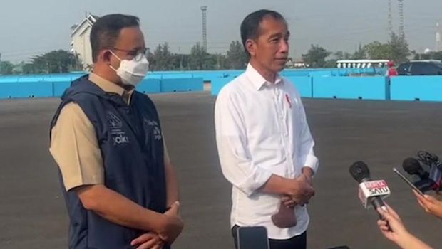 Jokowi: Trek Balapan Formula E Sudah Siap