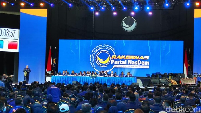 Nama Anies Diteriaki 'Presiden' dalam Rakernas NasDem