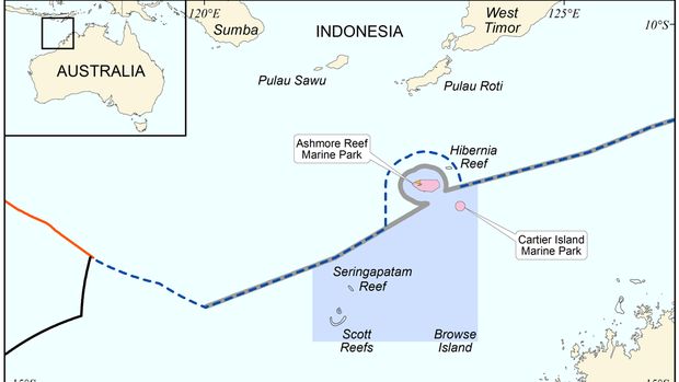 Terungkap di Peta Indonesia Bila Pulau Pasir Ternyata Milik Australia