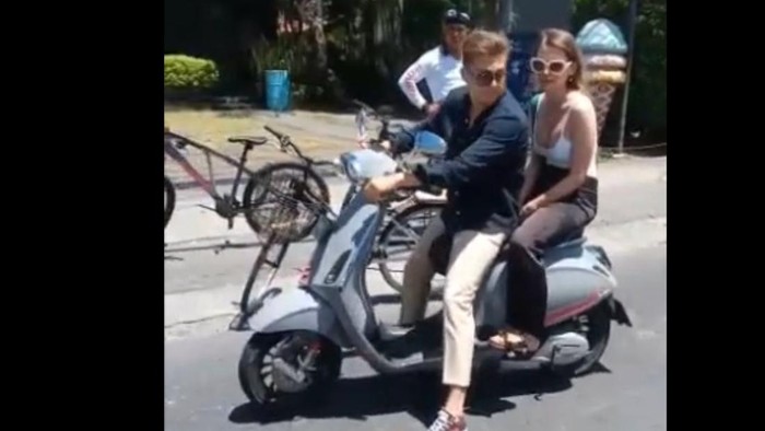 Bule Motoran Kepergok Pecalang Saat Nyepi di Bali