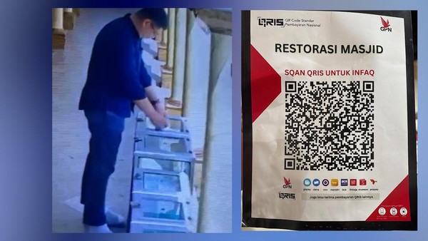 Penyebar QRIS 'Palsu' di Masjid Jaksel hingga Istiqlal Ditangkap!