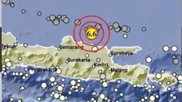 Gempa Tuban M 6,6 Tidak Terasa di Tuban