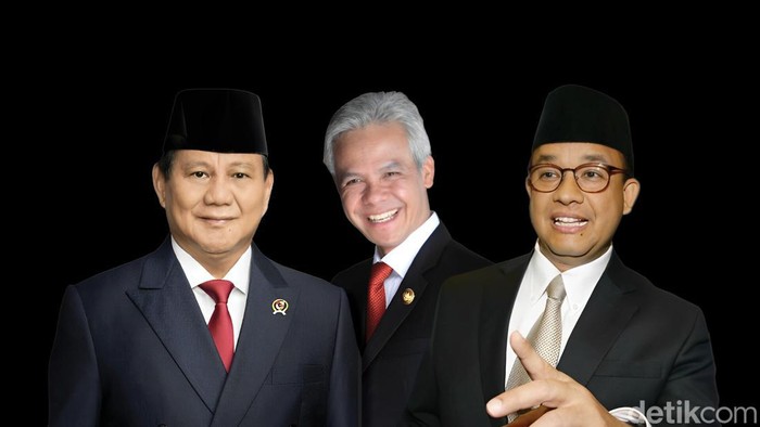 Survei Charta: Ganjar-Mahfud 36,8%, Prabowo-Gibran 34,7%, AMIN 24,3%