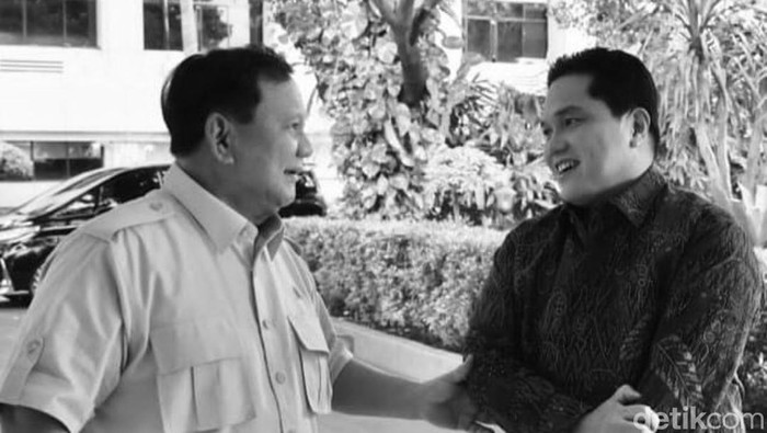 Erick Thohir Unggah Video Prabowo saat Simak Anies-Ganjar Beri Skor Kemhan