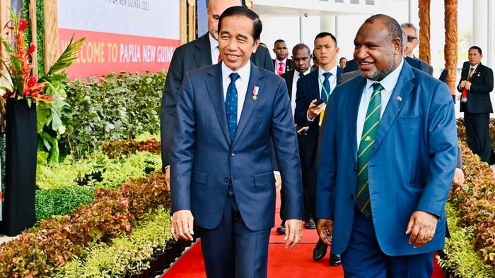 Jokowi Melawat ke Papua Nugini, Bicara Soal Perbatasan dan Perdagangan