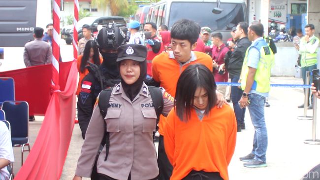 153 Pelaku Love Scamming Dipulangkan dari Batam, Dikawal 300 Polisi China