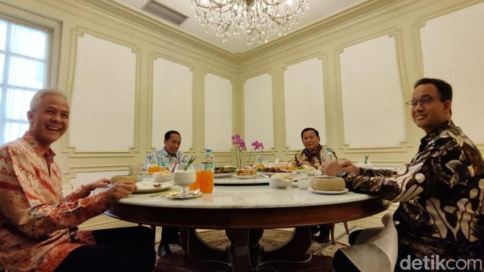 Anies Titip Pesan Netralitas ke Jokowi saat Makan Siang Bareng 3 Capres