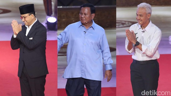 Survei Indikator Publik: Prabowo-Gibran 50,2%, Ganjar-Mahfud 23,1%, AMIN 22,7% 