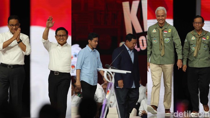 Survei LSI Denny JA: Prabowo-Gibran 50,7%, AMIN 22%, Ganjar-Mahfud 19,7%