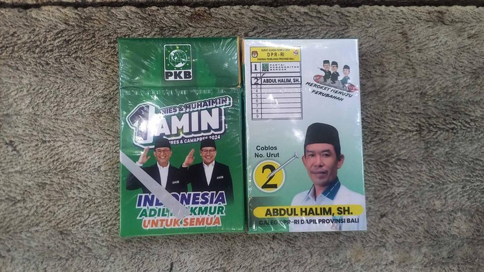 Rokok Bergambar AMIN Beredar Saat Kampanye Cak Imin di Buleleng