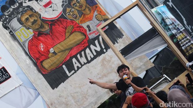 Aksi 'Gejayan Memanggil Kembali' Tuntut Adili Pemerintahan Jokowi