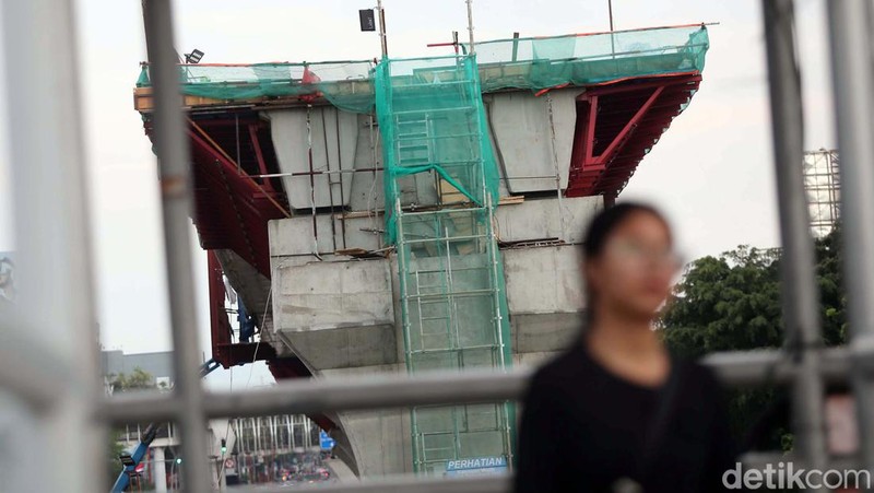 Progres Terkini Pembangunan LRT Velodrome-Manggarai