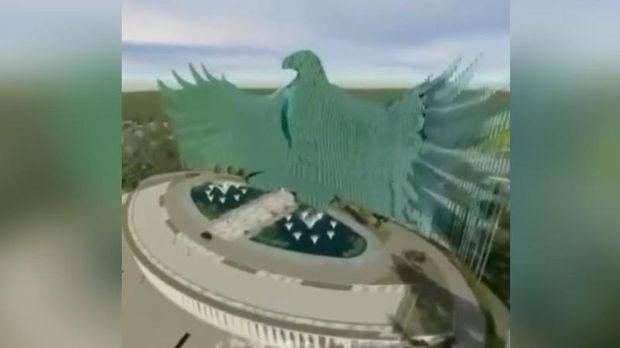 Desain Awal Kepala Garuda Mendongak Kok Jadinya Merunduk? Nyoman Nuarta: Untuk.... 