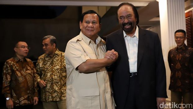 Dalam Sehari, 3 Parpol 'Rival' Nyatakan Dukung Prabowo
