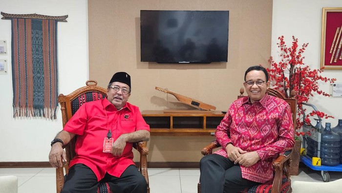 Anies-Rano Karno Foto Bareng di DPP PDIP, Kenapa Belum Diumumkan?