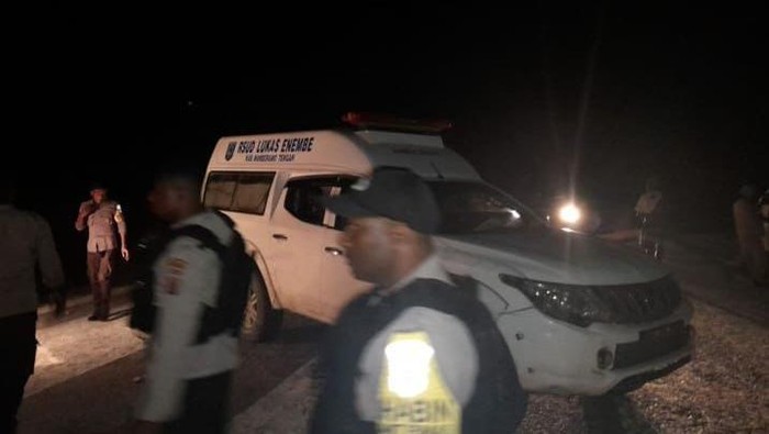 kapolres-mamberamo-tengah-kena-panah-saat-amankan-aksi-massa-cawabup