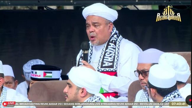 Habib Rizieq Minta Jangan Ganggu Pemerintahan Prabowo