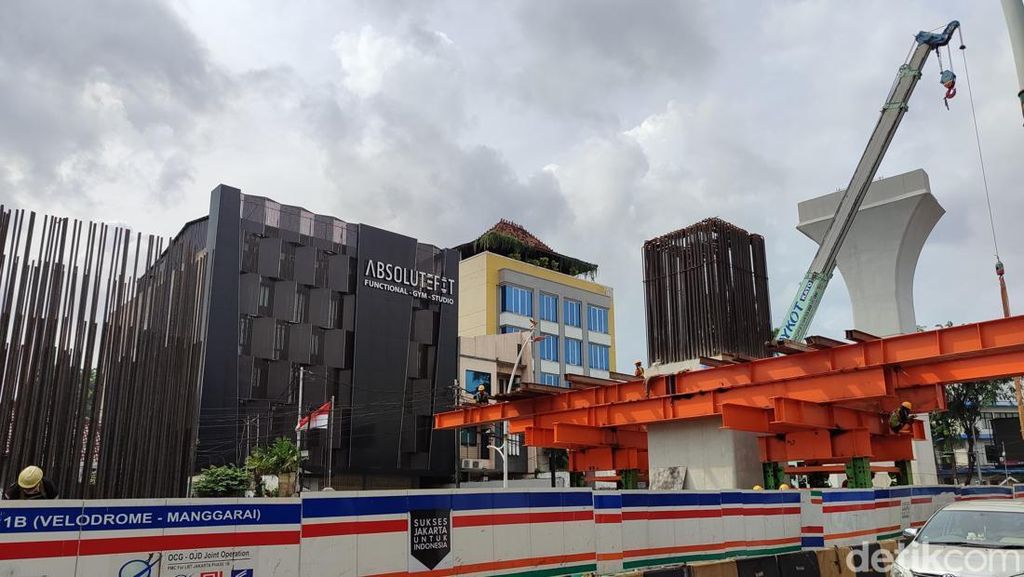 Begini Kabar Terbaru Proyek LRT Jakarta Fase 1B Velodrome-Manggarai 