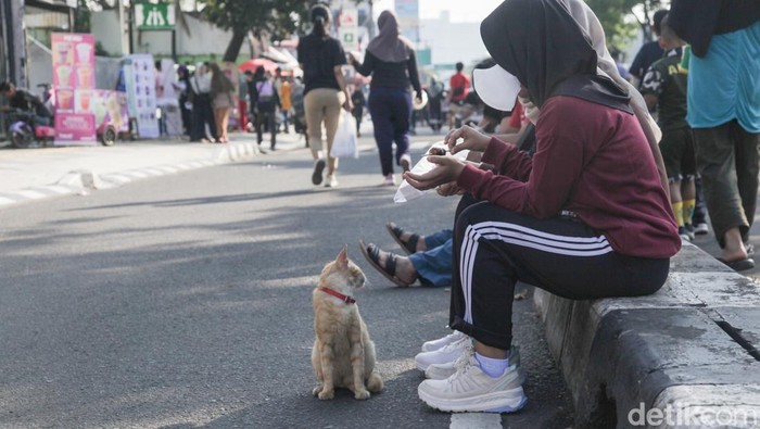 Agak Laen, Warga Bawa Bebek ke CFD Depok