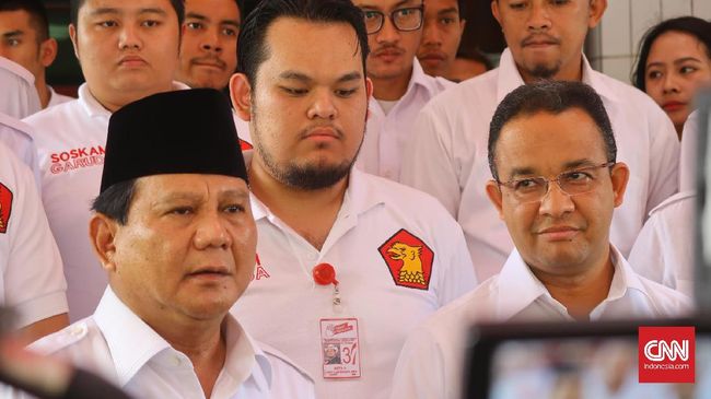 Survei PPI: Capres Militer-Sipil dan Prabowo-Anies Terfavorit