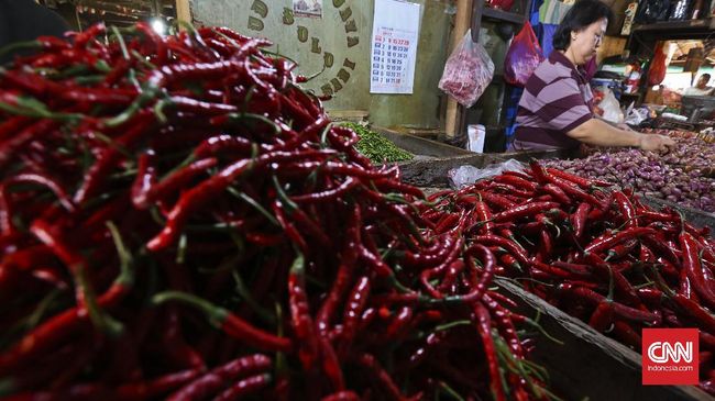 Harga Cabai Merah Keriting Melonjak 40 Persen dalam Sepekan