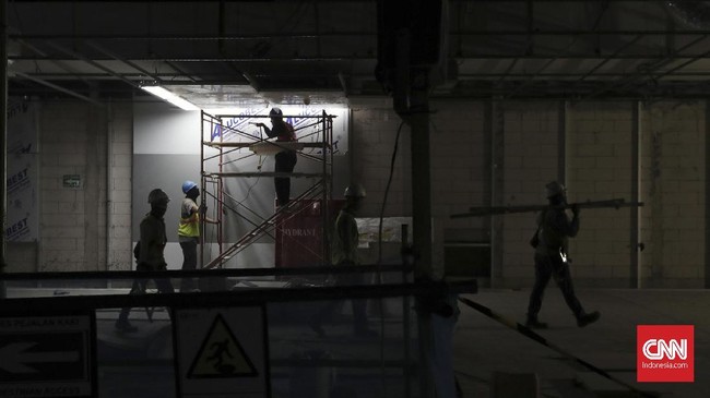 FOTO: Pembangunan Konstruksi MRT Capai 80 Persen