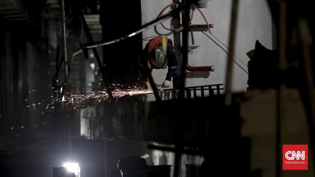 FOTO: Pembangunan Konstruksi MRT Capai 80 Persen