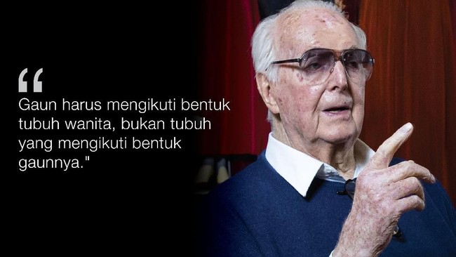 Dikabarkan Meninggal, Yuk Mengenang Givenchy dalam Kata-Kata