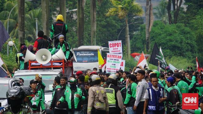 Temui DPR RI, Ojek Online Usulkan Tarif Rp3.200/Kilometer