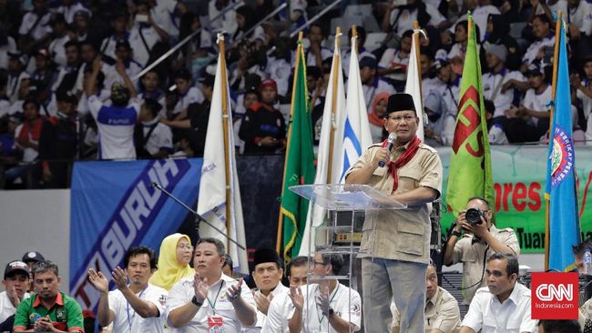 Prabowo Akan Hentikan Sistem Outsourcing Bila Jadi Presiden