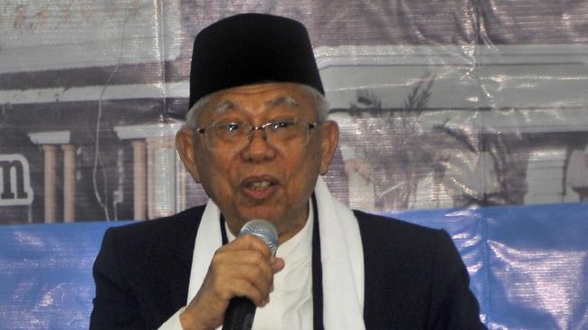 Ma'ruf Amin Sebut ODP Corona Haram Berjemaah di Masjid