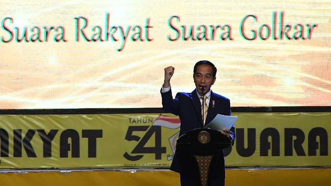 Jokowi 'Curhat' Tak Pernah Jabat Ketua Umum Parpol