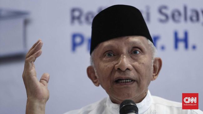 Amien Rais: Yang Menonjol Itu Hampir Tak Ada Peran Ma'ruf