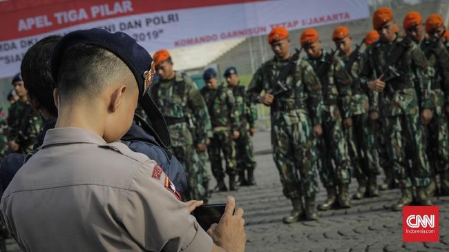  Wiranto: 453 Ribu Personel TNI-Polri Amankan Pemilu 2019 