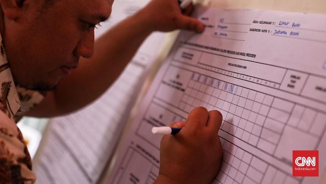 KPU Input Kemenangan Jokowi di Sukabumi Tanpa Lampiran C1 