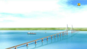 RI Punya Jembatan Terpanjang! Jokowi Sang Bapak Infrastruktur