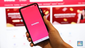 Saham BUKA Diobral Rp 1.000 di Bukalapak